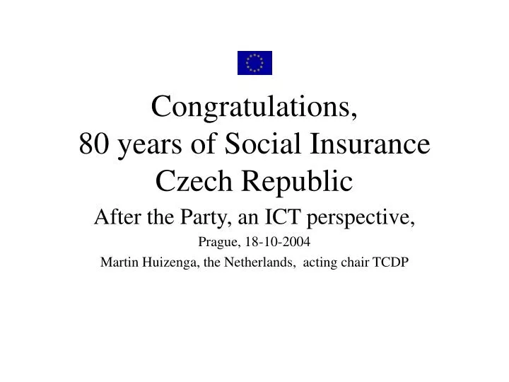 congratulations 80 years of social insurance czech republic
