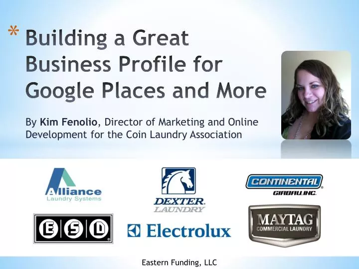 building a great business profile for google places and more