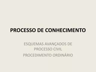processo de conhecimento