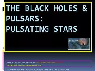 THE BLACK HOLES &amp; PULSARS: PULSATING STARS