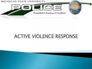 Active Violence RESPONSE