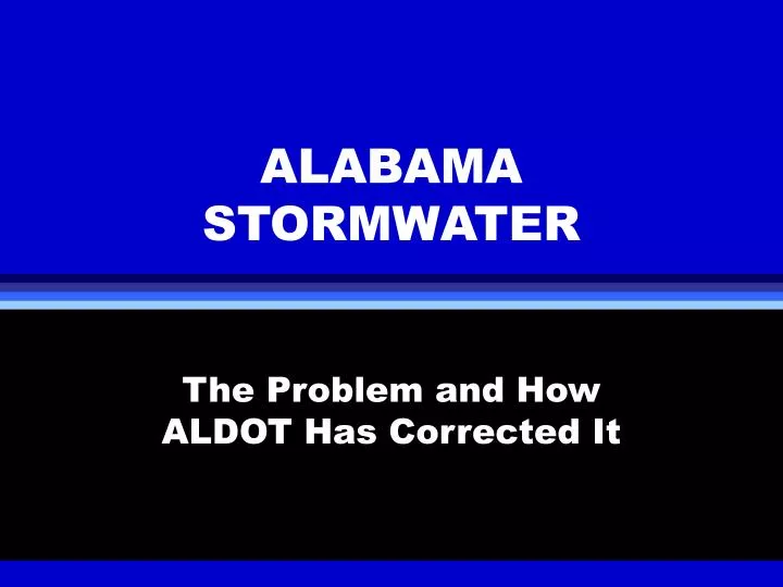 alabama stormwater