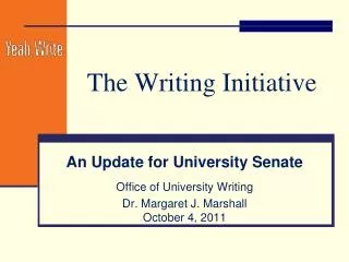 The Writing Initiative