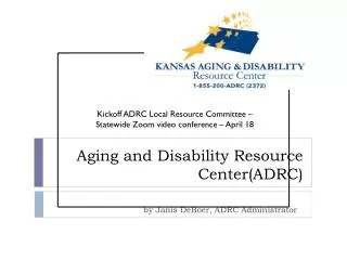 Aging and Disability Resource Center(ADRC)