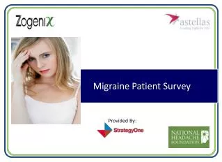 Migraine Patient Survey