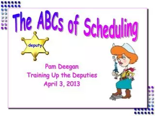 Pam Deegan Training Up the Deputies April 3, 2013