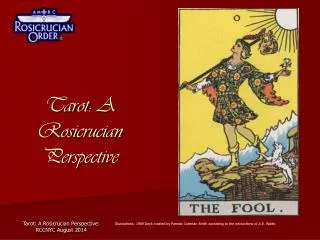 Tarot: A Rosicrucian Perspective