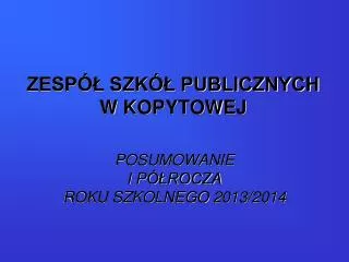 zesp szk publicznych w kopytowej