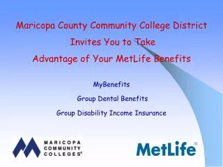 MyBenefits Group Dental Benefits Group Disability Income Insurance