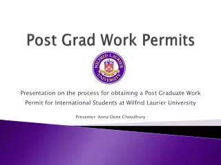 Post Grad Work Permits