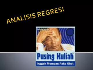 analisis regresi