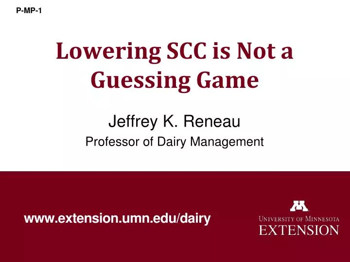 lowering scc is not a guessing game