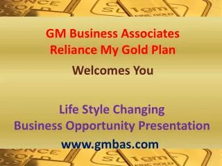 Life Style Changing Business Opportunity Presentation