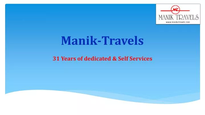 manik travels