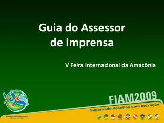guia do assessor de imprensa