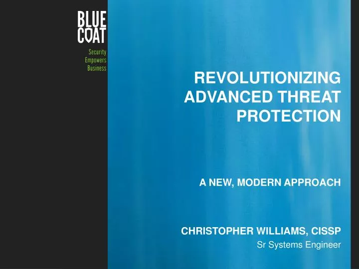 revolutionizing advanced threat protection