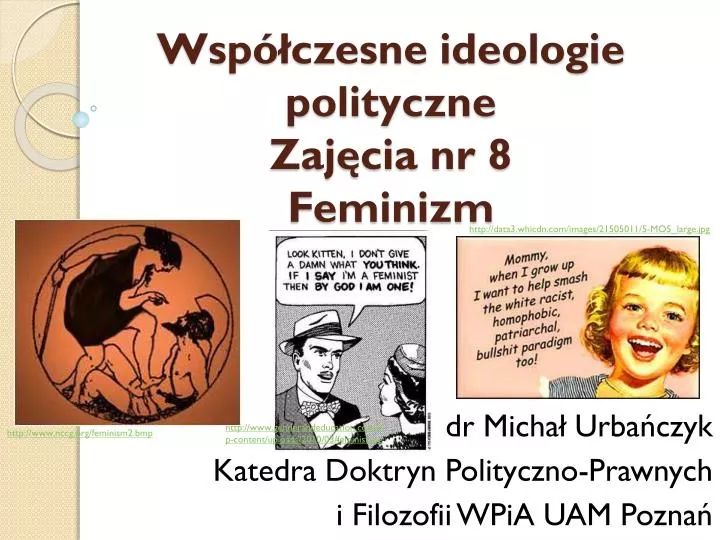 wsp czesne ideologie polityczne zaj cia nr 8 feminizm