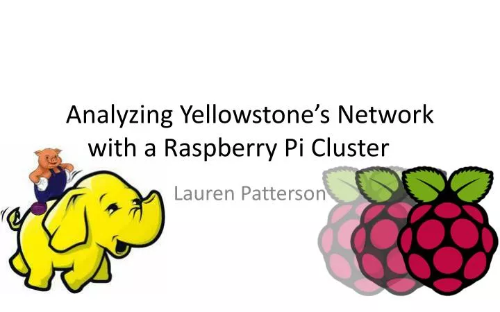 analyzing yellowstone s network with a raspberry pi cluster