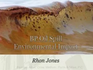 BP Oil Spill Environmental Impact