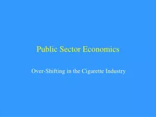 Public Sector Economics