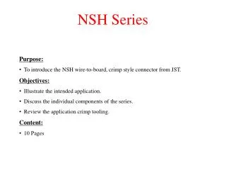 NSH Series