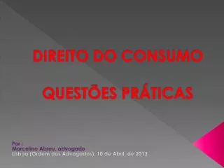 direito do consumo quest es pr ticas