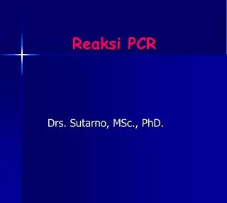 reaksi pcr