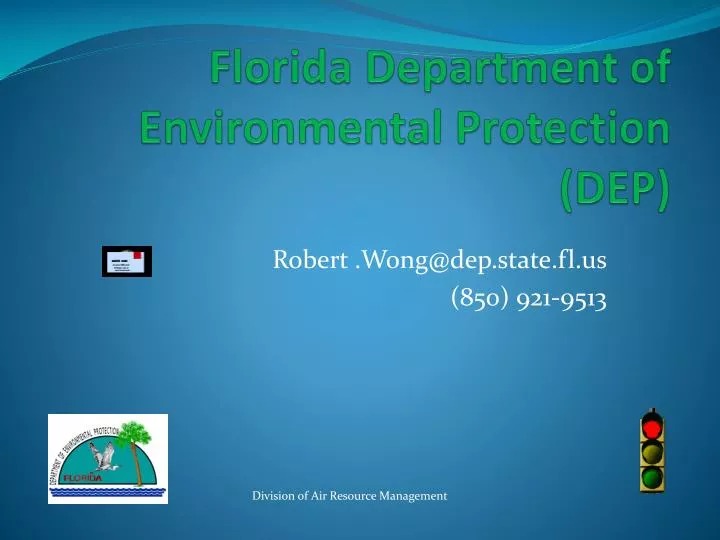 florida department of environmental protection dep