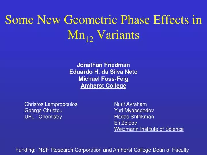 some new geometric phase effects in mn 12 variants