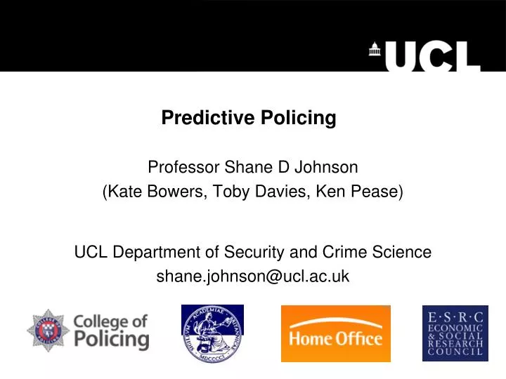 predictive policing