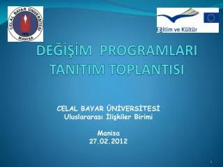 de m programlari tanitim toplantisi