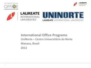 International Office Programs
