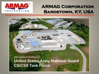 ARMAG Corporation Bardstown, KY, USA