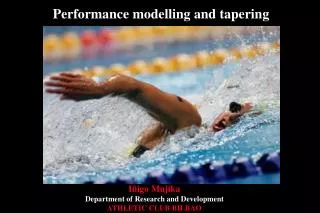 Performance modelling and tapering