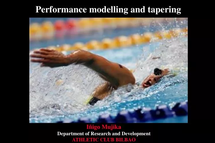 performance modelling and tapering