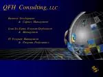 QFH Consulting, LLC - slide 1