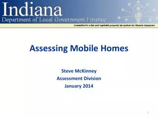 Assessing Mobile Homes