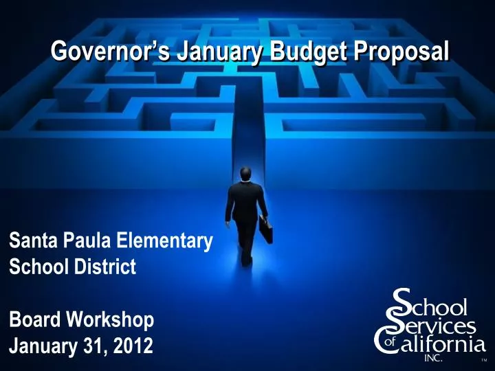 governor s january budget proposal