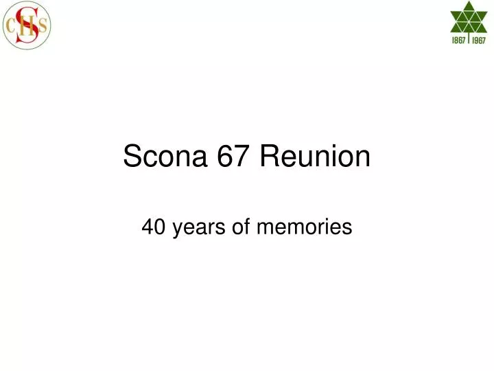 scona 67 reunion