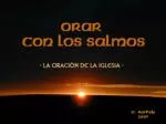 ¿Es verdad, poderosos, que dais sentencias justas, que juzgáis rectamente a los hombres? - slide 1