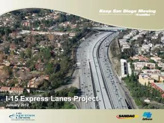I-15 Express Lanes Project January 2012