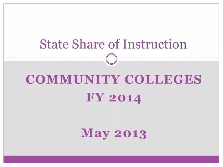 state share of instructio n