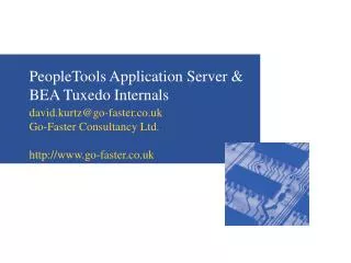 PeopleTools Application Server &amp; BEA Tuxedo Internals
