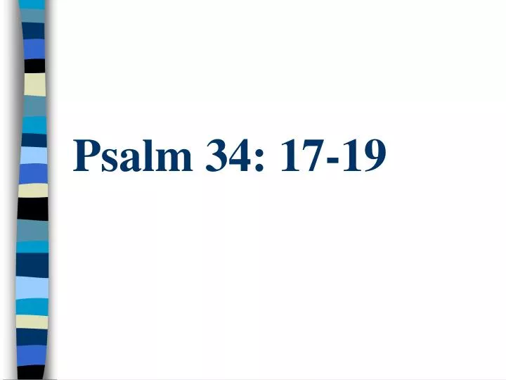 psalm 34 17 19