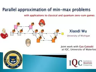 Parallel approximation of min-max problems