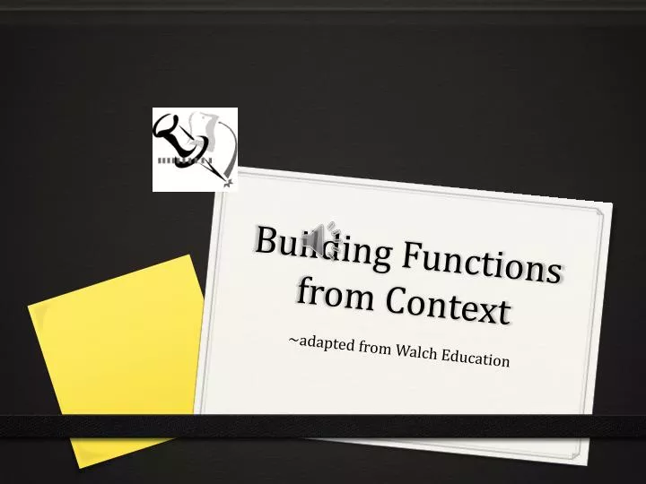 building functions from context