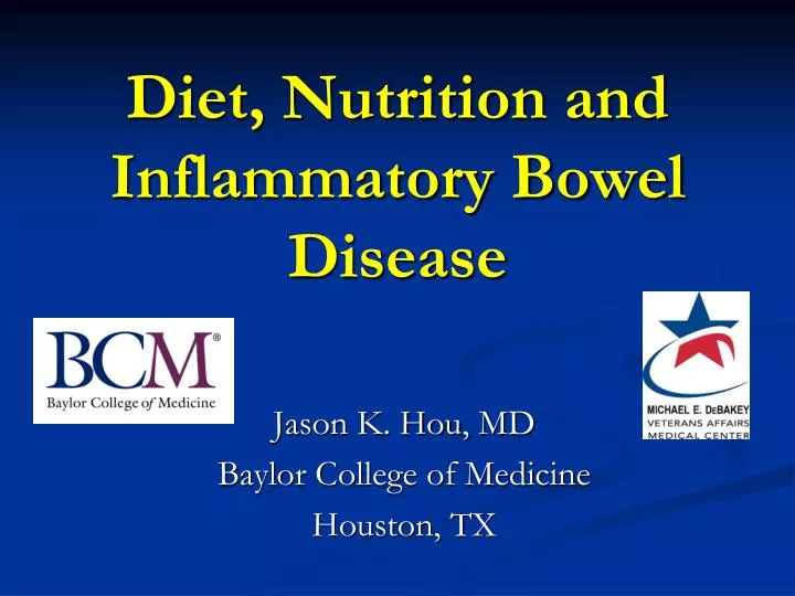 diet nutrition and inflammatory bowel disease