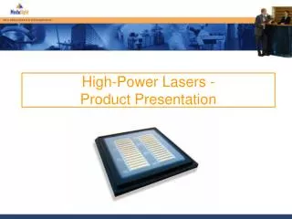 High-Power Lasers - Product Presentation