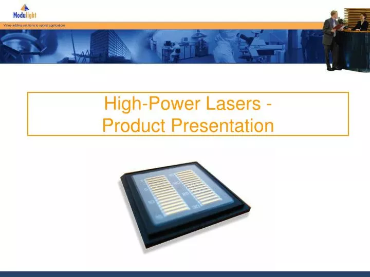 high power lasers product presentation