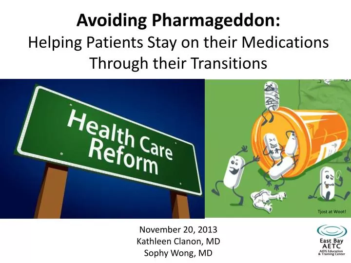 avoiding pharmageddon h elping patients stay on their medications t hrough their transitions